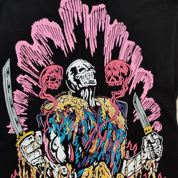 Warren Lotas Mens TShirt Size S The Demon Executioner Black Rare Graphic Print - Picture 4 of 16